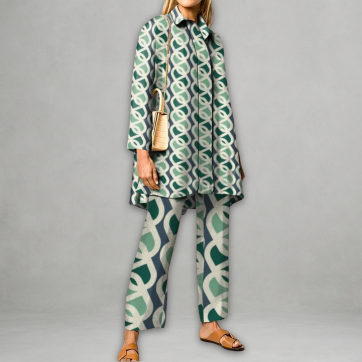 Lilka – Dwuczęściowy komplet w stylu vintage