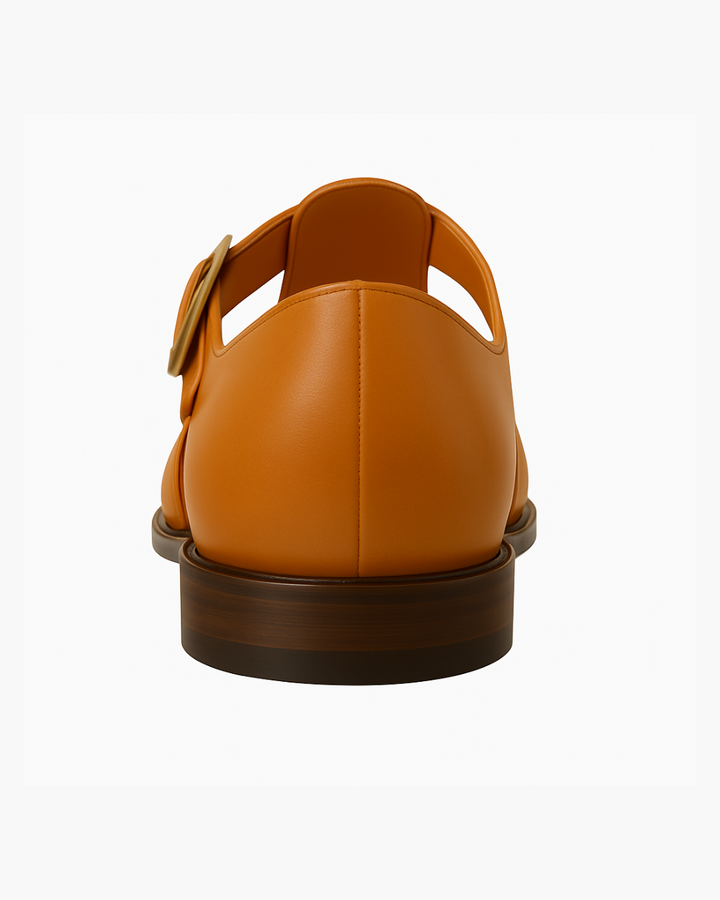 Tavion – Plecione sandały z paskiem